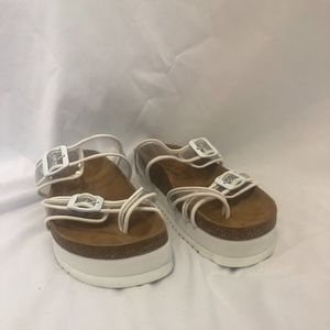 Jeffery Campbell White Scandals Size 40